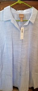 Women's size 3 Chico's striped blouse